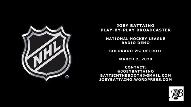 NHL Play-by-Play Demo | Joey Battaino смотреть онлайн