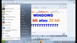 Cara Mengetahui Windows 32bit atau 64bit