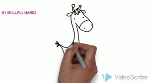 How to Draw a giraffe (for Kids) / Как нарисовать жирафа (Для детей)