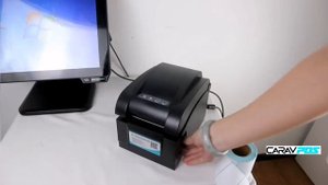 CE 3 Inch Label Barcode Printer 203DPI QR Code Sticker Printer