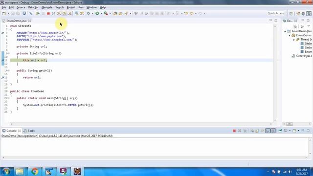 How to define a constructor and method in the enum? - enum SiteInfo |  Java enum | enum in Java