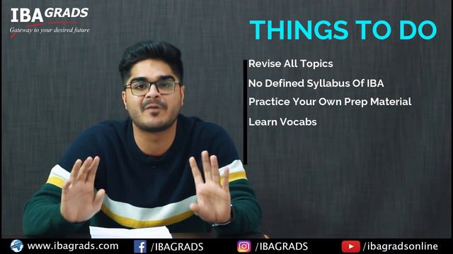 20 Days IBA Test Preparation Plan