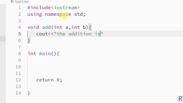 #37 Function With Argument But No Return Value in C++ | Types of User Defined Functions