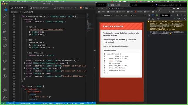 Лайтовый стрим - Сегодня пробуем mint язык программирования/фреймворк смотреть онлайн