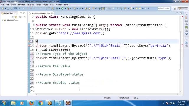 Selenium Tutorial 19: Handling Elements in Selenium Part 1