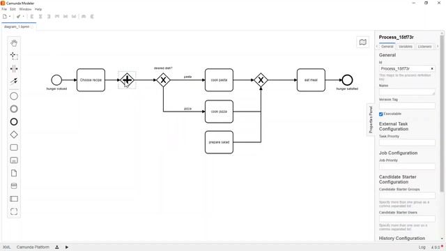 NoCode/LowCode : Camunda Modeler - BPMN Basics