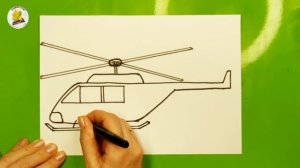 ВОЕННЫЙ ВЕРТОЛЕТ | Как нарисовать | Уроки рисования для детей 5 лет | Рисуем с Ульяной