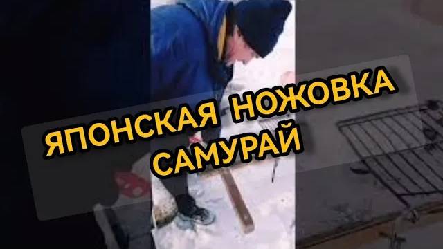 Японская ножовка Самурай. Раз, два и дрова готовы. 18.02.2024