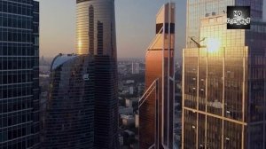 Moscow city from a bird's eye view/Москва-сити с высоты птичьего полета
