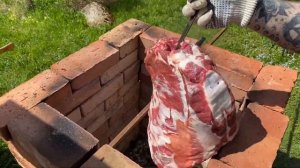 Каре ягненка в самодельном тандыре
