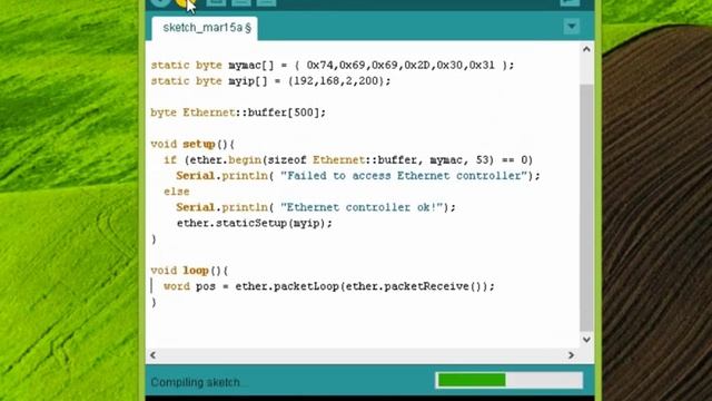 Arduino EthernetShield ENC28J60 Configuration - Parte1 смотреть онлайн