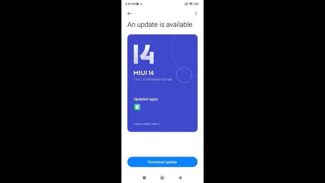 Redmi Note 12 4G MIUI 14.0.7.0  Update Android 13.