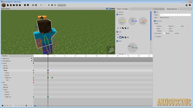 Basics: How To Make A Skywars Fight Animation! | Mine-imator Tutorial смотреть онлайн