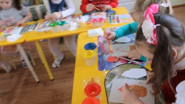 Мастер-класс по рисованию тестом от Натальи Бойко,руководителя физического воспитания яслей-сада №2 смотреть онлайн