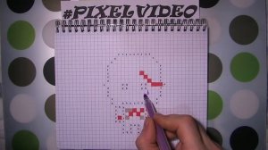 Как Нарисовать Аниме アニメ простые рисунки по клеточкам  #pixelvideo