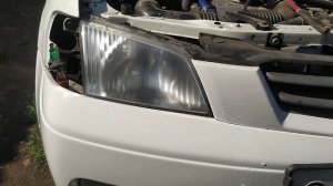 Полировка фар / Mazda demio