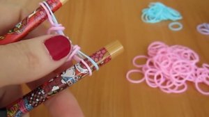 Браслет из резинок "Королевские сердца" ? Как плести браслет из резинок RAINBOW LOOM ?