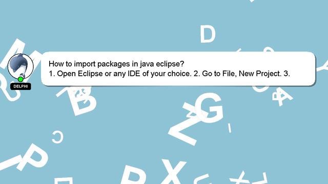 How to import packages in java eclipse?