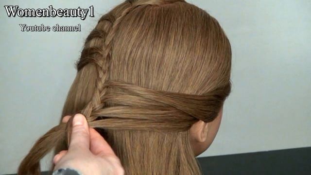 Легкая прическа на каждый день. Easy hairstyle for every day смотреть онлайн