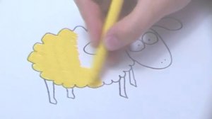 Coloring Pages Sheep| Animated Drawing for KIds