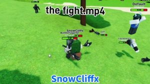 MEETING SNOW IN SLAP ROYALE | Roblox Slap Battles