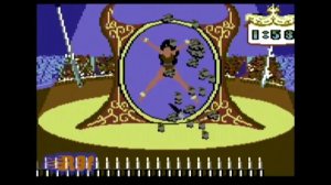 FIENDISH FREDDY'S BIG TOP O' FUN (Commodore 64)