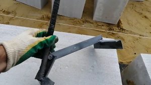 Удобная приспособа - захват для газосиликатных блоков