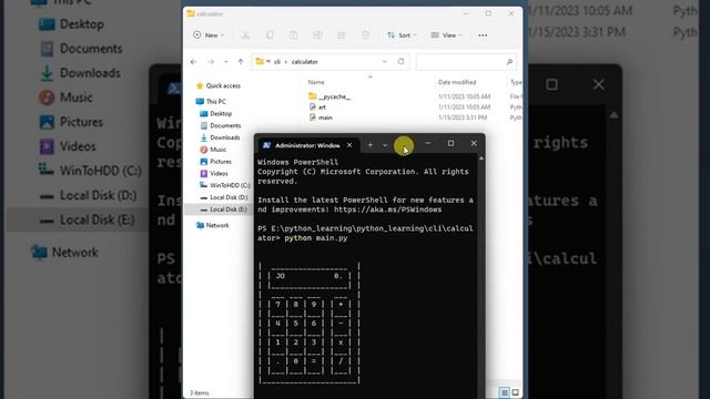 how to make simple calculator in python with source code