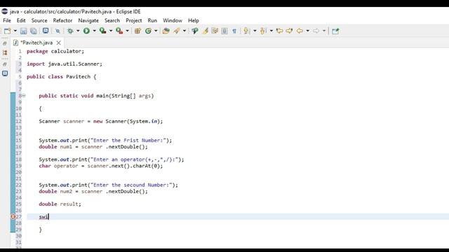 Java Projects for Beginners | Creating a Java Calculator from Scratch: Step-by-Step Tutorial | Java