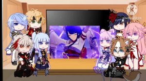 Past inazuma react to Traveler (Lumine) +the Future |Genshin Impact| F!mc | Symphony Wolf永