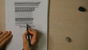 Архитектура Древнего Рима 2 часть. Таймлапс рисование