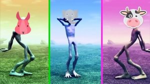 #dametucosita #greenalien Alien dance with song Dame tu cosita/Green alien dance/Blue alien dance