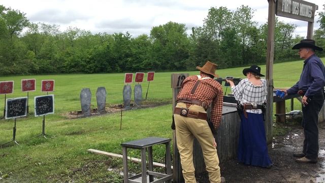 SASS Cowboy Shooting little girl "Clara Belle" 10 years old. 2019 SASS Iowa State Championship смотреть онлайн