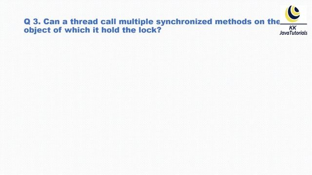 Difference when the synchronized keyword is applied to a static method or to a non static method ? смотреть онлайн