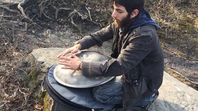 Handpan hangdrum near Lake Демонстрация Хэнг драма смотреть онлайн