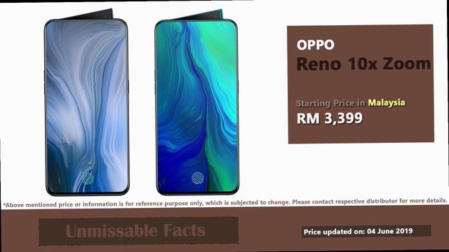 Oppo Reno 10x Zoom price in Malaysia смотреть онлайн