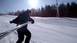 Горнолыжная трасса без людей - Богатырек Каменск-Уральский
