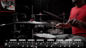 The Cranberries - Zombie - Drum cover (with scrolling drum sheet)