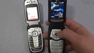 Incoming call & Outgoing call at the Same Time LG M4410 + Motorola V360