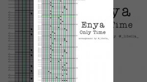 Only Time — Enya | tabs for 17-keys kalimba | табы для калимбы в 17 язычков