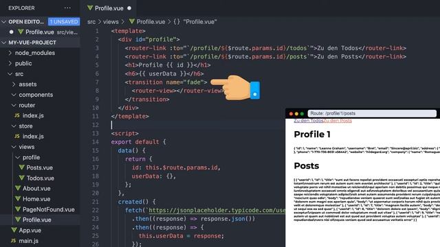 Vue (Router) Transitions | Vue.js in a Nutshell