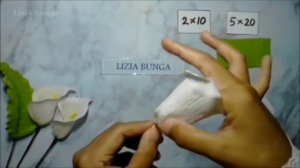 CARA MEMBUAT BUNGA LILI DARI KERTAS