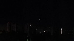 Удивительные светящиеся объекты в ночном небе. Луна, Марс, Венера!