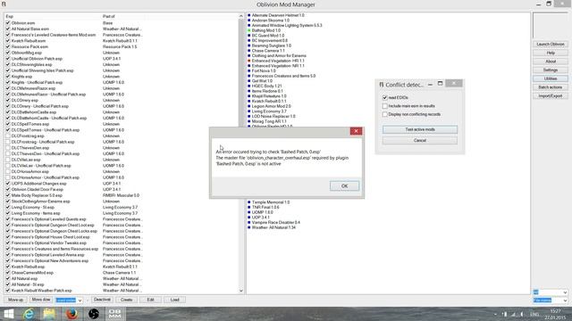 Oblivion Mod Manager #5: Детектор конфликтов (v.2.0) смотреть онлайн