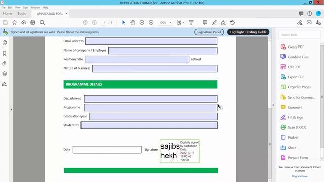How to remove a digital signature from a pdf in Adobe Acrobat Pro DC 2022 смотреть онлайн