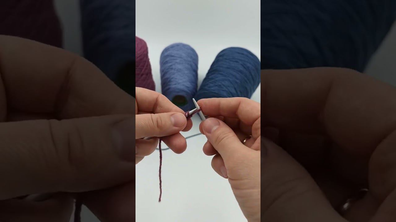 Как набирать петли без длинного хвостика. смотреть онлайн