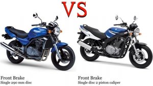 Kawasaki ER 5 vs Suzuki GS 500 Test specification comparison
