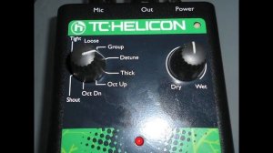 TC-Helicon Voicetone D1 Doubling & Detune