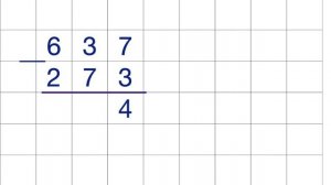 Вычитание трехзначных чисел. Запись столбиком