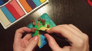 Лепим маленькую деревню из пластилина! Создаем свой волшебный мир)